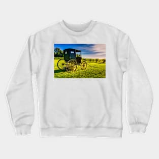 Old Horse Buggy 2 Crewneck Sweatshirt